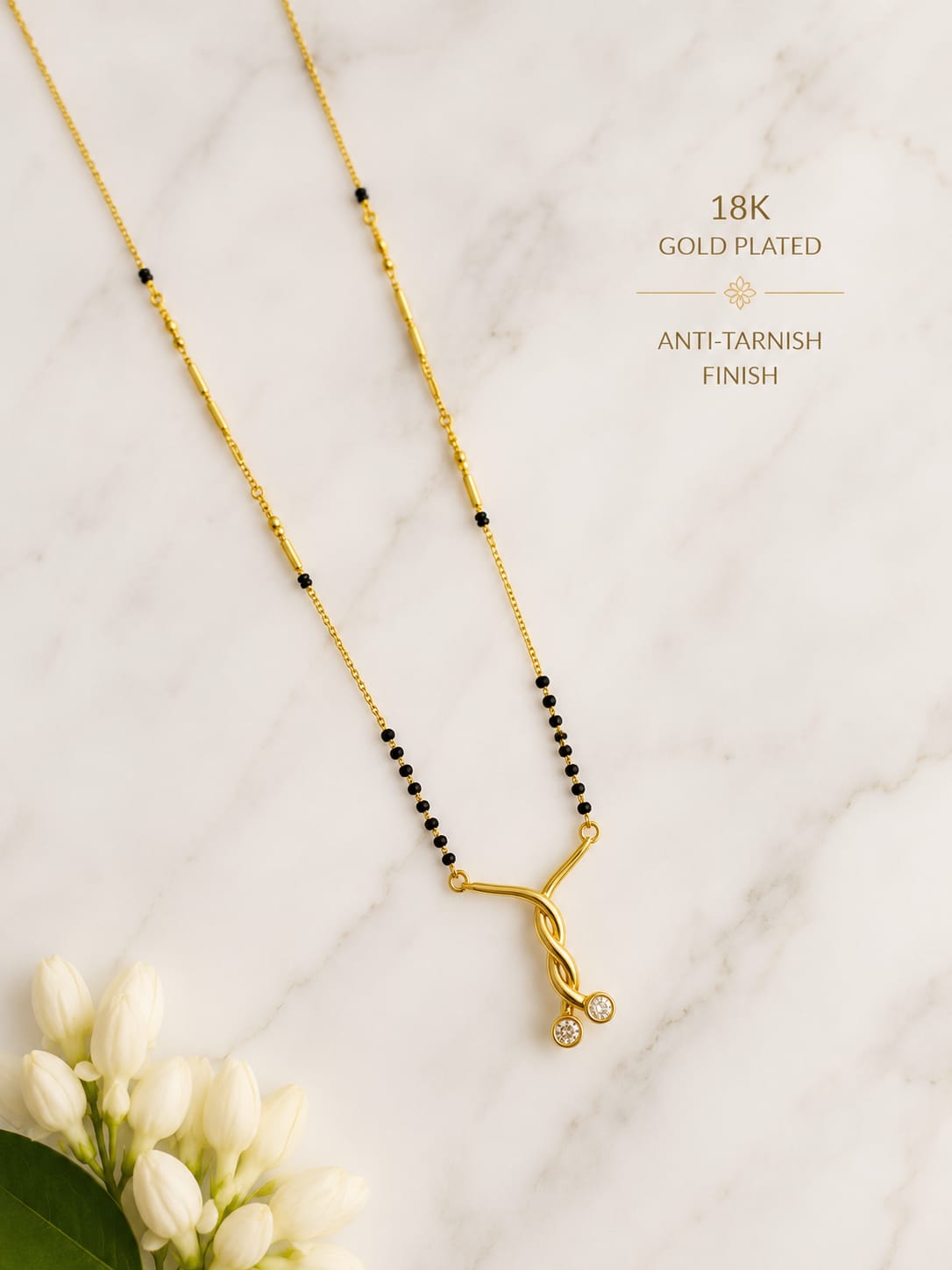 Golden Infinity Grace Mangalsutra Necklace