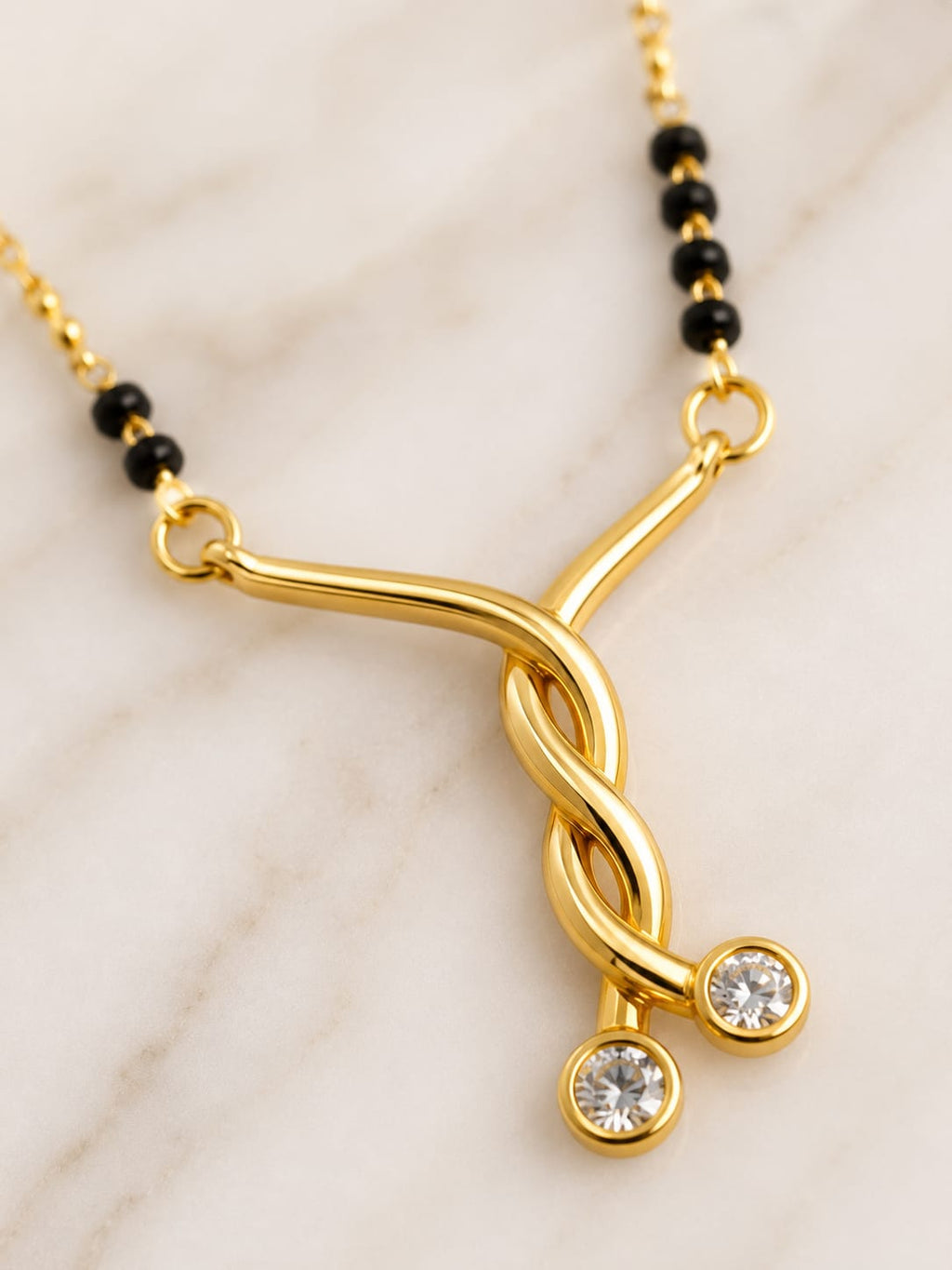 Golden Infinity Grace Mangalsutra Necklace