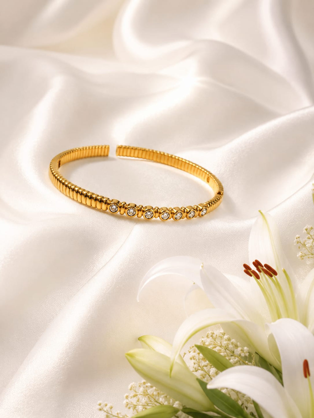 Golden Luxe Crystal Bracelet