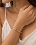 Luxury Gold Plated Crystal Bracelet for Women | Anti-Tarnish