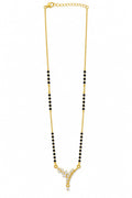 Elegant 18K Gold-Plated CZ Mangalsutra Necklace | Anti-Tarnish & Everyday Wear