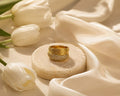 18K Gold Plated Anti-Tarnish Pave Crystal Statement Ring for Women | RIVAAZ ART